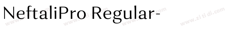 NeftaliPro Regular字体转换 NeftaliPro Regular字体转换